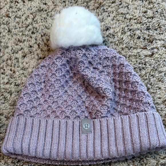 lululemon athletica Accessories - lululemon athletica lavender knit beanie